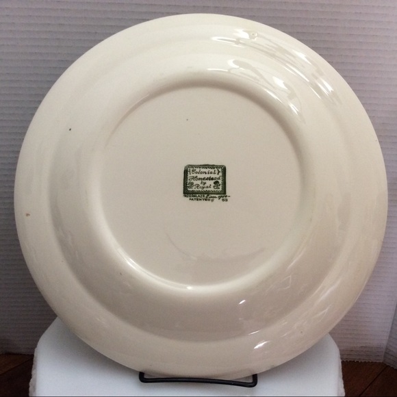 Large vintage Colonial Homestead plate - Picture 4 of 5